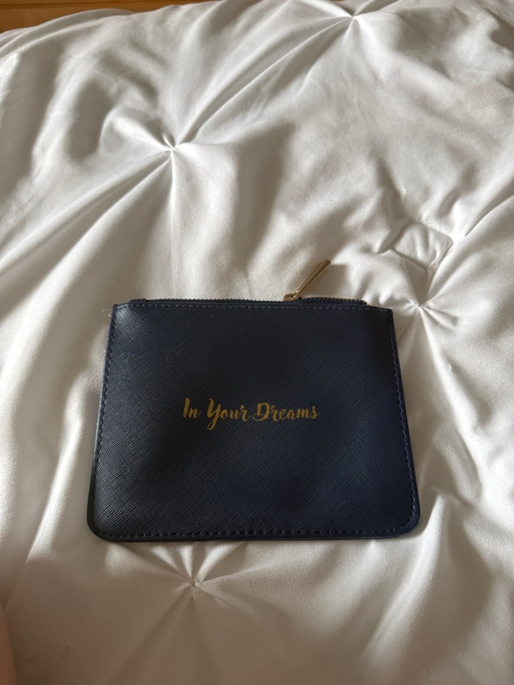 Navy 'In Your Dreams' Zip Pouch